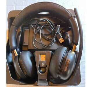 Noise Cancelling Wireless Headset with Mic and Smart Multi Function Dock
